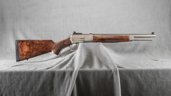 Model 89a 500 Linebaugh 16" Octagon Barrel, Matte Ss Finish, Exhibition Grade Wood In Stock!